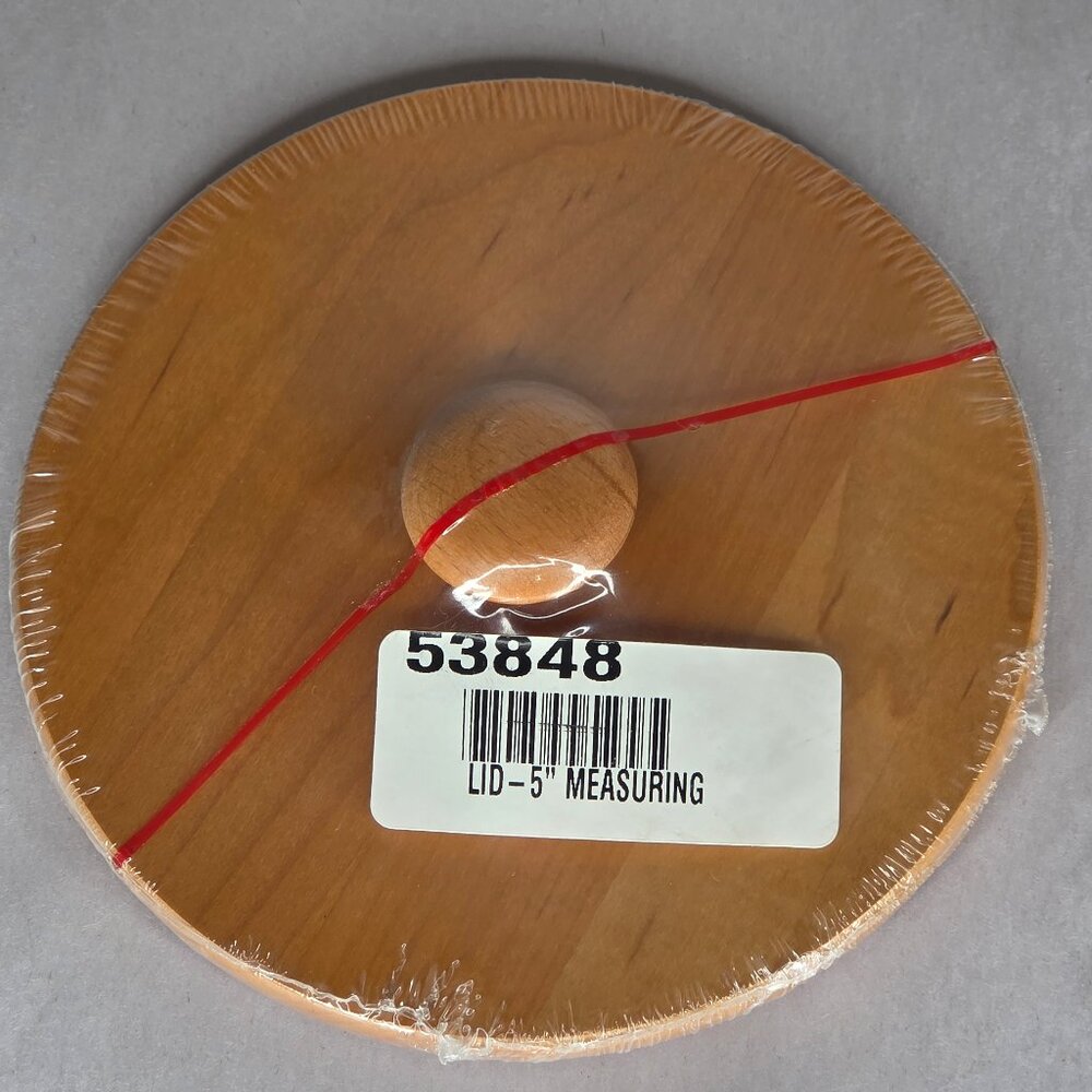 NEW Longaberger 5" Measuring basket lid 53848